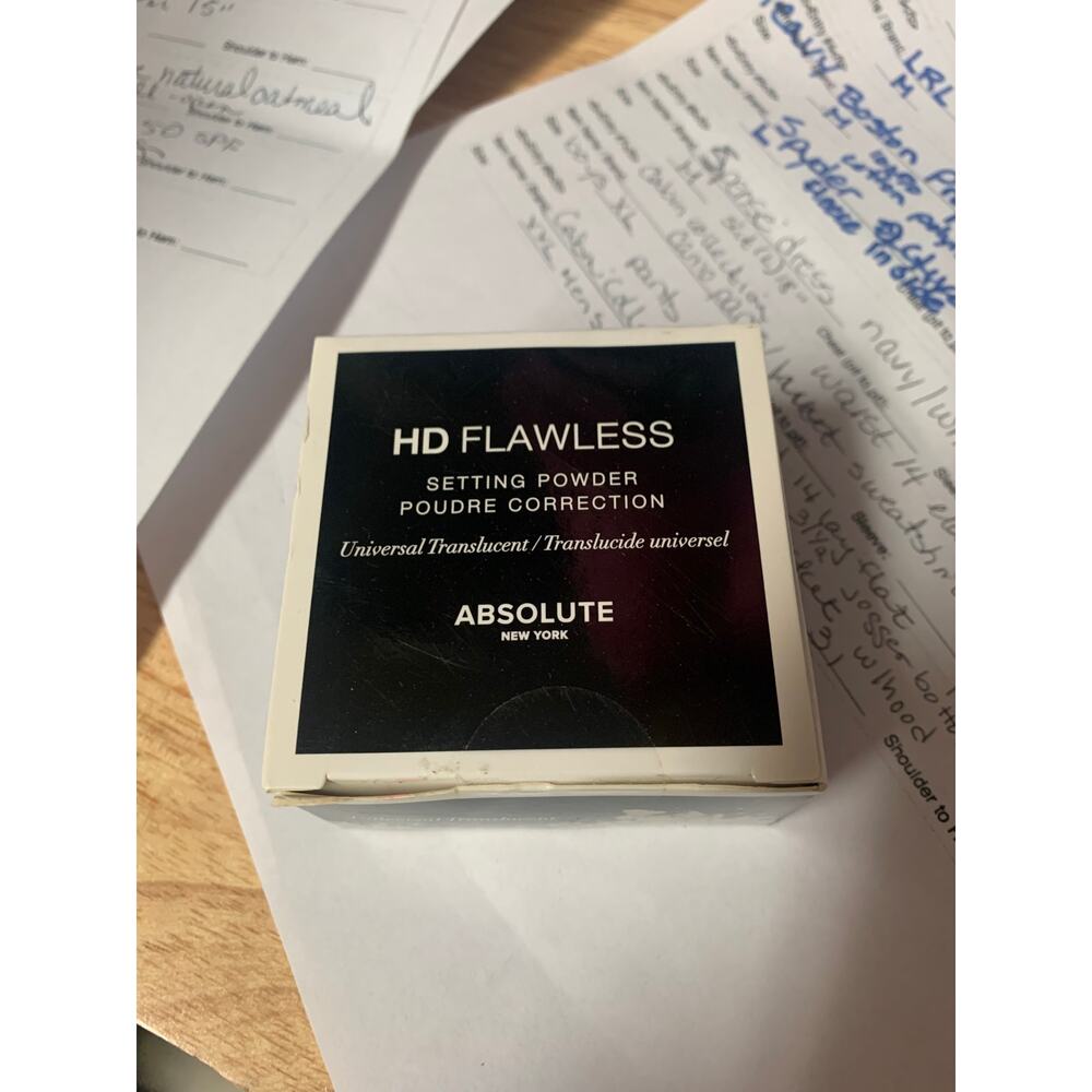 Absolute New York HD Flawless Setting Powder; Universal Translucent Shade NIB